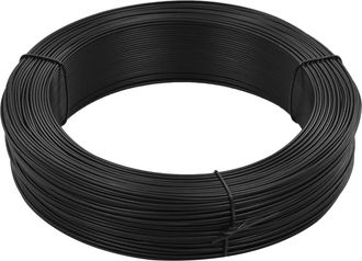 vidaXL Alambre Para Atar Vallas Acero Gris Antracita 250 M 0,9/1,4 Mm Vidaxl