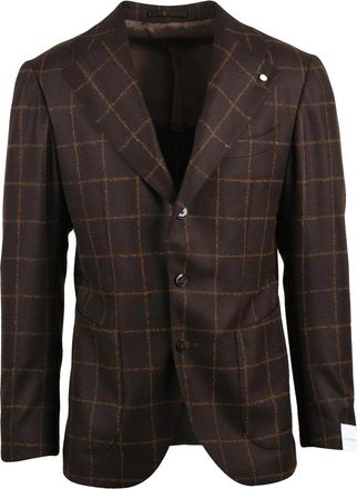 Lubiam Rounded Jacket with Notch Lapels and Tailored Fit