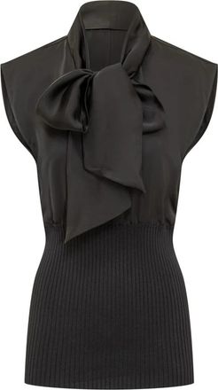 Fabiana Filippi Sleeveless Top - Dames - Tops zonder mouwen - Zwart - S - Tops