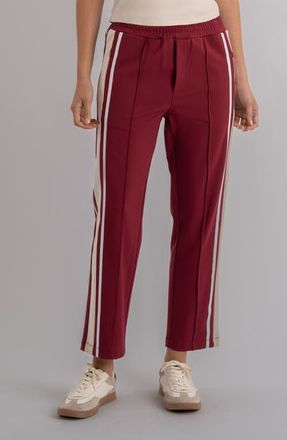 Kut from the Kloth Copa Side Stripe Ankle Track Pants in Oxblood at Nordstrom, Size Medium