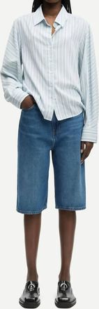 Sams&oslash;e & Sams&oslash;e Sarebecca Shorts In Fluid Denim