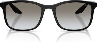 Prada PS A08S Zonnebril - Heren - Accessoires - Zwart - Maat: 56 MM Nylon