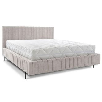 Petits Meubles Cama canap&eacute; 160x200 con somier madera de pino beige