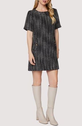 Lost + Wander Femme Fort Mini Shift Dress in Black Ivory at Nordstrom Rack, Size Small