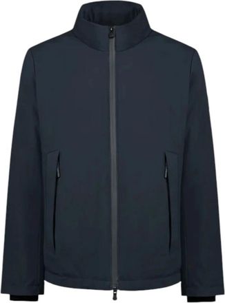 People of Shibuya Korte Puffer Jacket - Heren - Zomerjassen - Blauw - L - Polyester - Jassen