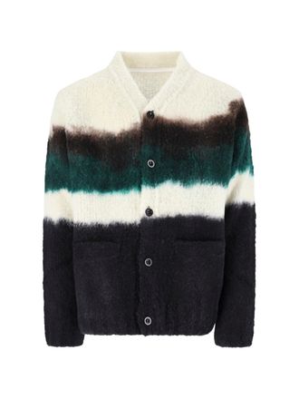 sacai Multicolor Wool Cardigan