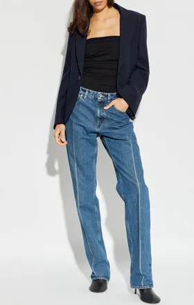 Zadig&Voltaire Blazer With Decorative Appliqué, Womens, Navy Blue