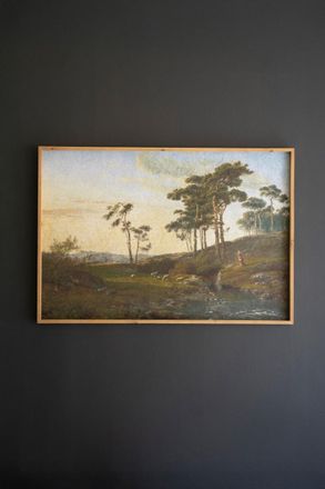 Kalalou Framed Printed Paper - Landscape