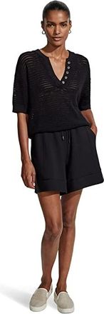 Varley Callie Knit Womens Sweater Black : XXS, Cotton