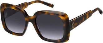 Tommy Hilfiger Authentieke stijlvolle zonnebril van premium kwaliteit - Dames - Zonnebrillen - Bruin - 51 MM - Accessoires