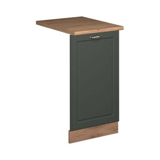 Vicco Panel Frontal Del Lavavajillas Fame-line, Verde Dorado Casa De Campo, 45 Cm, Et Roble Vicco