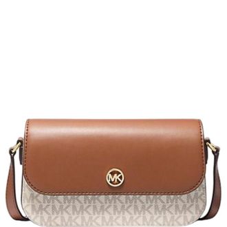 Michael Kors Beige Leather Crossbody Womens Bag
