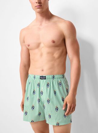 Polo Ralph Lauren Mens Colourful pattern poplin boxer Cotton