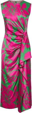 Dries Van Noten Midi Dresses, female, Multicolor, Size: XS Midi Dress