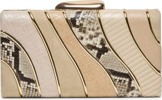 Dolce Vita Multi Panel Frame Clutch in Natural at Nordstrom