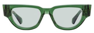 Valentino VLS-103 Oversized Cat-Eye Sunglasses - Green