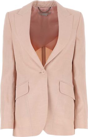 Stella McCartney Stella Mc Cartney Pastel Pink Viscose Blend Blazer