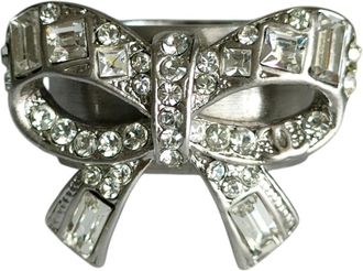 Chanel Silver Band Ring (Pre-Owned)