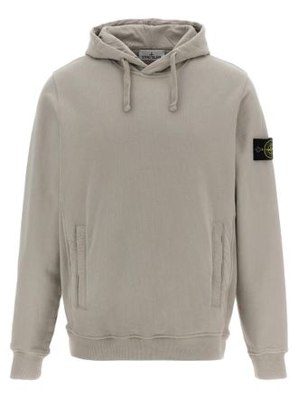 Stone Island Logo Badge Hoodie