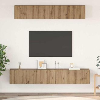 vidaXL Vidaxl - Conjunto De Mueble De Tv 5 Pcs Roble Artisan 100 X 30 X 30 Cm
