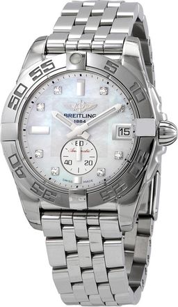 Breitling Pre-owned Breitling Galactic 36 Automatic Diamond Ladies Watch A37330121A1A1