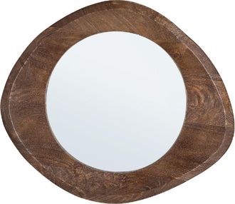 BIZZOTTO Specchio con cornice in legno Erin -50X44 / Nero