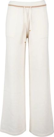 Eleventy Cashmere Knit Jumpsuit with Drawstring Waist and Wide Legs