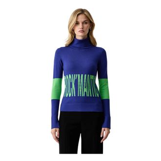 Patrizia Pepe Maglione a collo alto - - Knitwear - Donna - Blu - L
