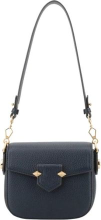 Pourchet Petit Trotteur - Dames - Schoudertassen - Blauw - ONE Size - Leer - Tassen