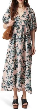 & Other Stories Jacquard Maxi Dress in Porcelain Floral Aop at Nordstrom Rack, Size 8