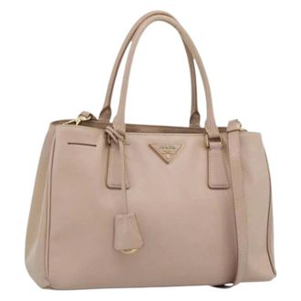Prada Pre-owned Handbags, female, Beige, Size: ONE SIZE Pre-owned Vintage Hand Bag