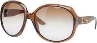 Dior Pre-owned Accessories, female, Brown, Size: ONE SIZE Pre-owned Glossy 1 Sunglasses