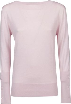 Snobby Sheep Long Sleeve Tops - Dames - Ronde hals truien - Roze - S - Truien & Vesten