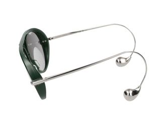 Bottega Veneta BV1273S Acetate Aviator Sunglasses - Green