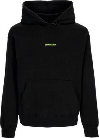 PROPAGANDA Zwarte Oxide Hoodie met Kangaroo Zak - Heren - Hoodies - Zwart - XL - Katoen - Hoodies & sweatvesten