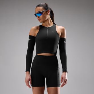 MyProtein Camiseta de tirantes con cremallera frontal Velocity Ultra para mujer de MP - Negro - XS