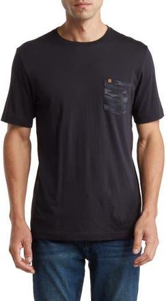 Travis Mathew Thirteen Below Crewneck Pocket T-Shirt in Black at Nordstrom Rack, Size Medium