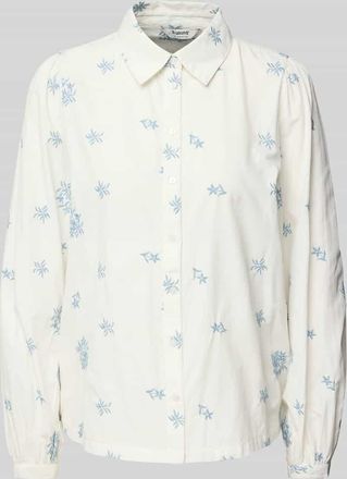 b.young B.Young Regular Fit Hemdbluse mit Ballon&auml;rmeln Modell HASEL in Offwhite, Gr&ouml;&szlig;e 38