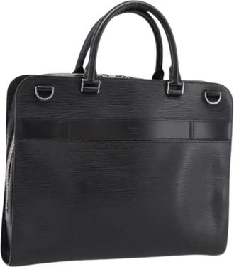 Louis Vuitton Pre-owned Epi Leather Business Bag - Heren - Vintage Handtas - Zwart - ONE Size - Leer - Vintage