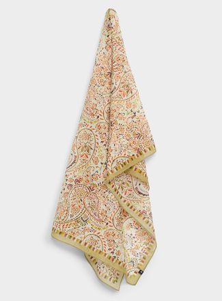 Fraas Womens Painterly paisley lightweight scarf