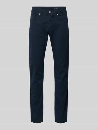 Pierre Cardin Regular Fit Hose mit Eingrifftaschen Modell Lyon in Marine, Gr&ouml;&szlig;e 31/32