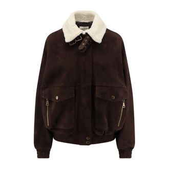 Semicouture Mujer, Chaquetas, Marr&oacute;n, Talla: S