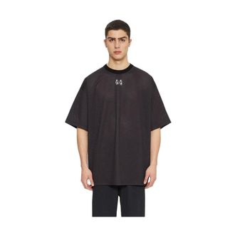 44 Label Group T-Shirts, male, Black, Size: M Soccer Tee