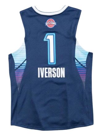 Mitchell & Ness Allen Iverson 2009 NBA All-Star swingman tank top - men - Fabric - M - Blue