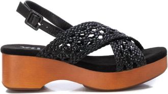 Xti Womens Fashion Platform Sandals In Black