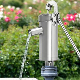 OEM Bomba De Agua Manual De Acero Inoxidable - Bomba Manual - Bomba De Agua Manual Para Aguas Subterr&aacute;neas De Hasta 10 M De Profundidad