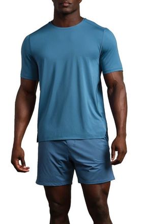 Rhone Endure T-Shirt in Ash Blue at Nordstrom, Size Xx-Large