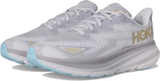 Hoka One One Clifton 9 GTX(r) Womens Shoes Foggy Grey/Ash Grey : 10.5 B - Medium, Synthetic/Textile
