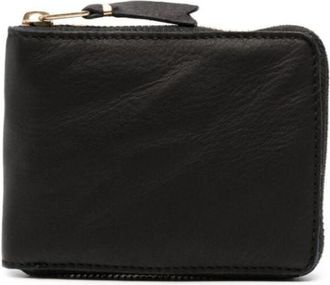 Comme Des Garçons Black Washed Leather Wallet