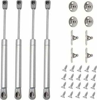 OEM 4 Resortes De Gas De 60 N, Amortiguadores Hidr&aacute;ulicos Para Muebles, Puertas, Armarios, Librer&iacute;as Y Otros Muebles (4, 60 N)